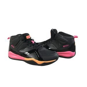 AND1 High-Top Basketball Sneaker Women Sz 11 Black/Pink Athletic Stylish NWOB